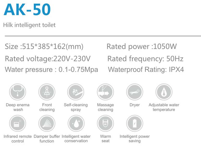 AK50 Smart Bidet