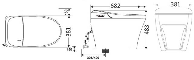 siphon vortex integral sitting wc pan