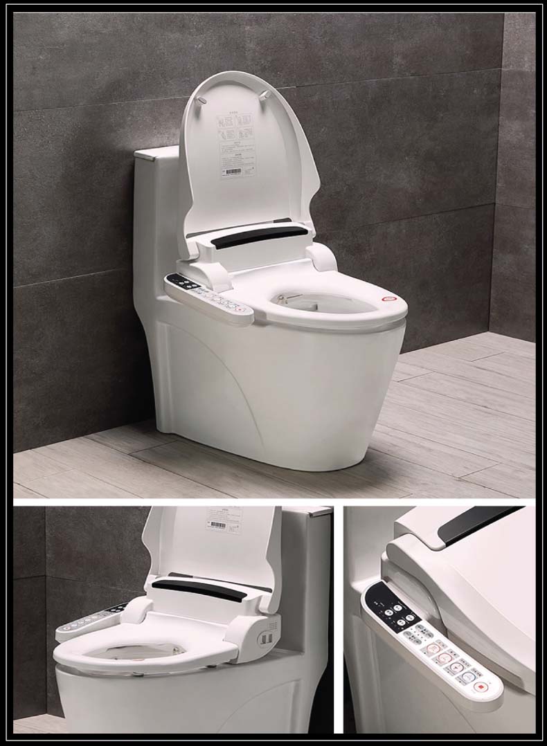 Elongated intelligent Smart Toilet Seat bidet